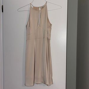 Cream cocktail dress